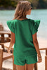 Ruffle Set in Green