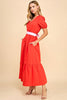 Red Maxi Dress