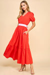 Red Maxi Dress