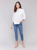 Charlie B Linen Blend Drop Shoulder Shirt