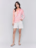 Charlie B Reverse Print Hoodie Sweater