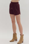 Maroon Short Set