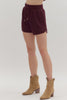 Maroon Short Set