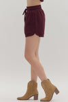 Maroon Short Set