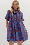 Fall Floral Dress