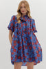 Fall Floral Dress
