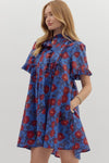 Fall Floral Dress