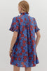 Fall Floral Dress
