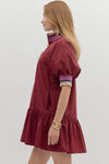 Maroon Friday Dress