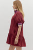 Maroon Friday Dress