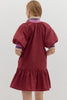 Maroon Friday Dress