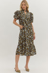 Ditsy Floral Midi Dress