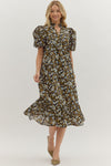 Ditsy Floral Midi Dress