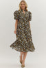 Ditsy Floral Midi Dress
