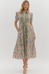 Fall Floral Dress