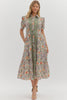 Fall Floral Dress