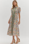 Fall Floral Dress