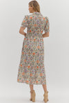 Fall Floral Dress