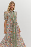 Fall Floral Dress