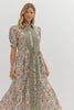 Fall Floral Dress