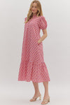 Pink Medallion Dress