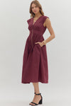 Maroon Friday Dress