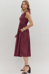 Maroon Friday Dress