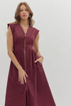 Maroon Friday Dress
