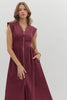 Maroon Friday Dress