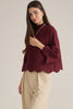 Scalloped Sweater