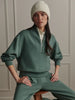 Varley The Extra Wide Leg Pant in Dark Forest