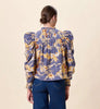Ceobella Irina Blouse in Blue Castello