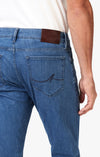 34 Heritage Courage Straight Leg Jean in Light Shade Kona