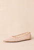 Ballet Beige Diamond Flats