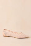 Ballet Beige Diamond Flats