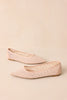 Ballet Beige Diamond Flats