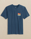 Southern Tide Sunset Cropped Skipjack Tee Shirt