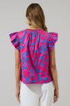 Berry Risette Ruffle Top
