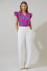 Berry Risette Ruffle Top