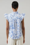 Anna Floral Ruffle Top