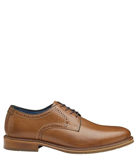Johnston and Murphy Raleigh Plain Toe Oxford in Tan – Harry Mayer
