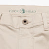 Duckhead Shoreline Five-Pocket Pant in Khaki and Stone