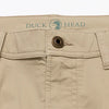 Duckhead Shoreline Five-Pocket Pant in Khaki and Stone
