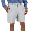 Aftco Fishing Shorts Long in Silver