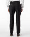 Ballin Comfort “EZE” Super 120’s Gabardine Flat Front Slacks in Black