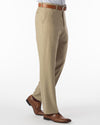 Ballin Comfort “EZE” Super 120’s Dunhill Model Sharkskin in Camel