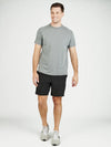 Men's Tasc Carrolton Fitness Tee Shirt in Heather Gray