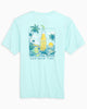 Southern Tide Cerveza Sunset Tee in Wake Blue